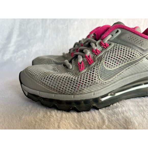 Nike Air Max 2013 Gray Pink Women’s Sz 7 Running Shoes 579585-066 - Picture 7 of 13
